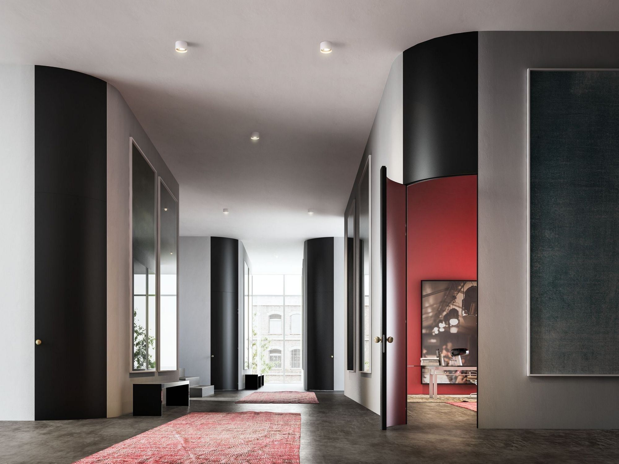 Заподлицо стены распашная дверь Linvisibile Linvisibile Alba ARCH-00129380 - Вид №4