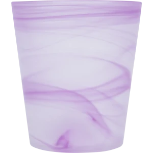 Кашпо для орхидей ø14 h15 см v1 л стекло белый/фиолетовый