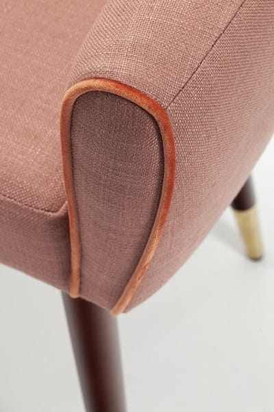 Мягкий тканевый стул с подлокотниками Mambo Unlimited Ideas Grace ARCH-00024971 - Вид №4