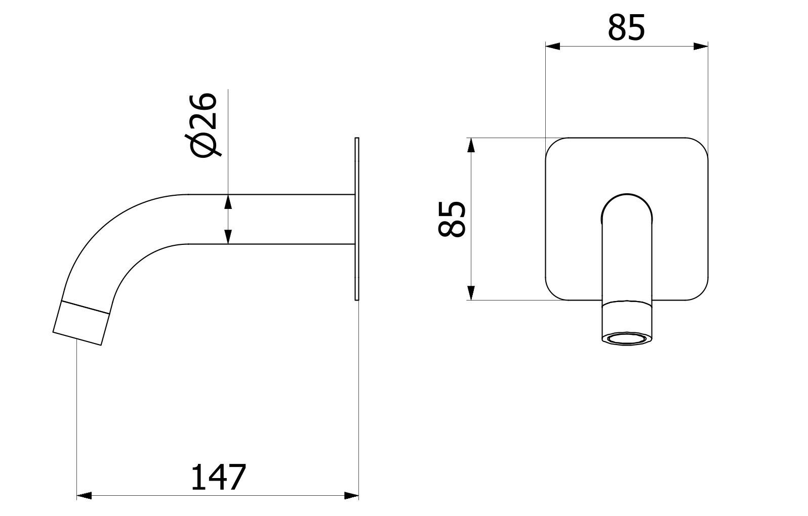 Настенный дозирующий носик IB Милан Турин ARCH-00026157 - Вид №6
