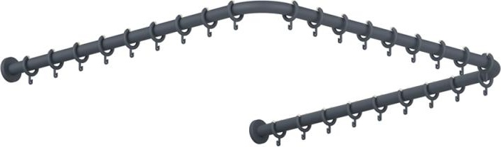 801.34B34S Карниз для штор, специальные длины HEWI Duschvorhänge/-stangen 