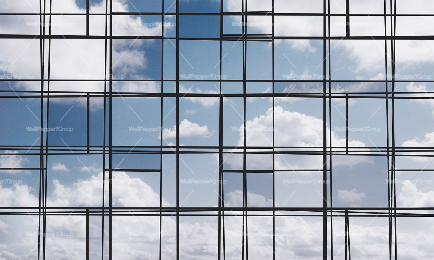 Геометрические обои ПВХ бесплатно, экологически чистые, моющиеся WallPepper коллекция 2023 ARCH-00003662 - Вид №1