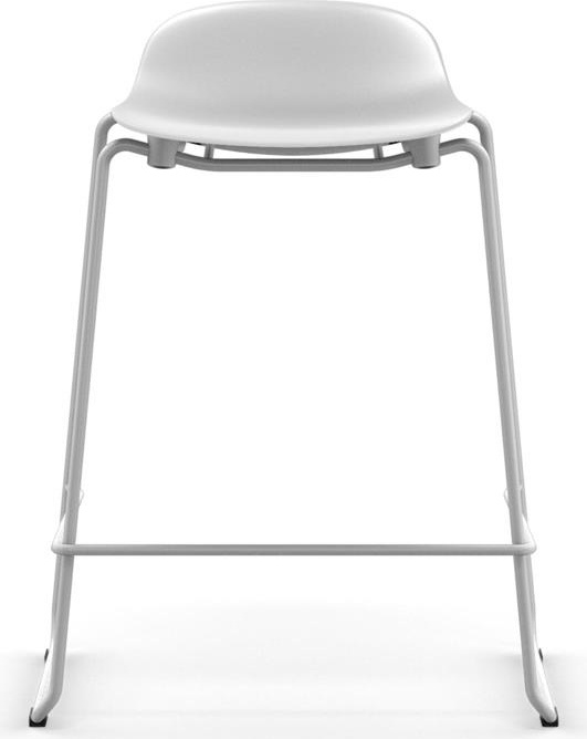 603224 Barstool 65 см Stacking Steel White Normann Copenhagen Form - Вид №1