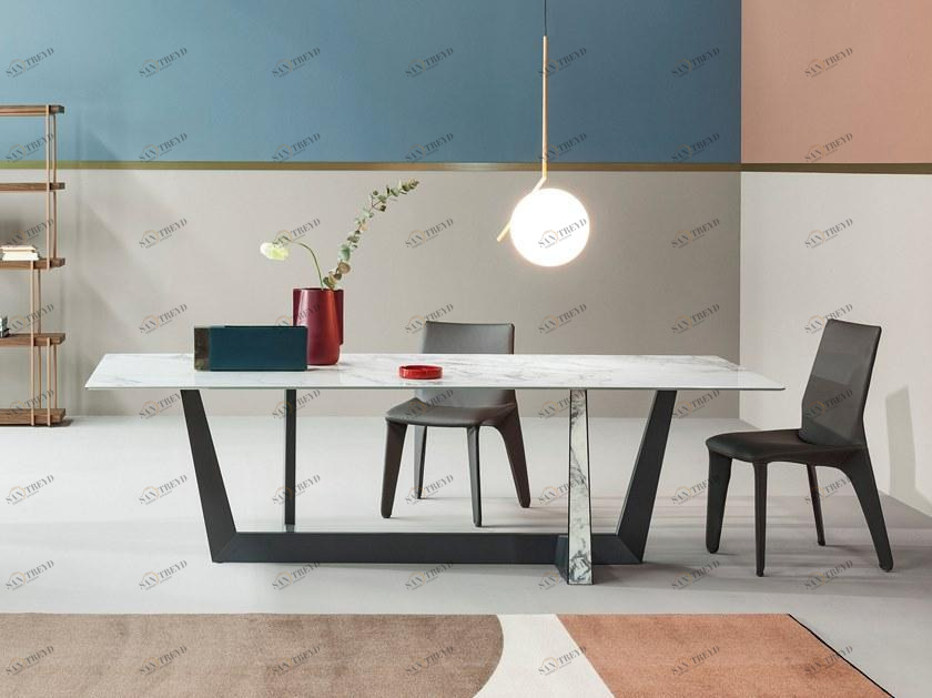 Bonaldo Прямоугольный керамический стол Art sun-id-1444177