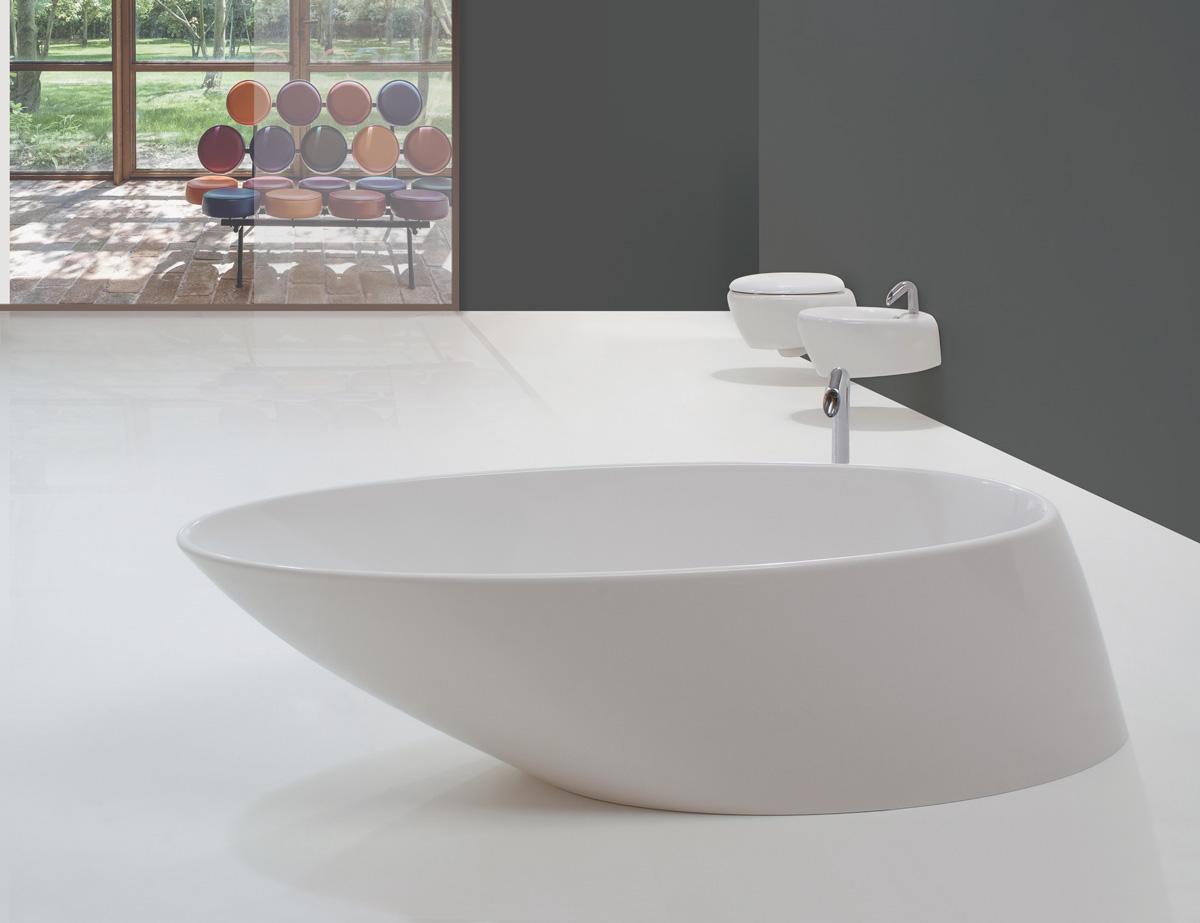 TOVA20513 Отдельностоящая ванна из из искусственного камня GSG CERAMIC TOUCH - Вид №1