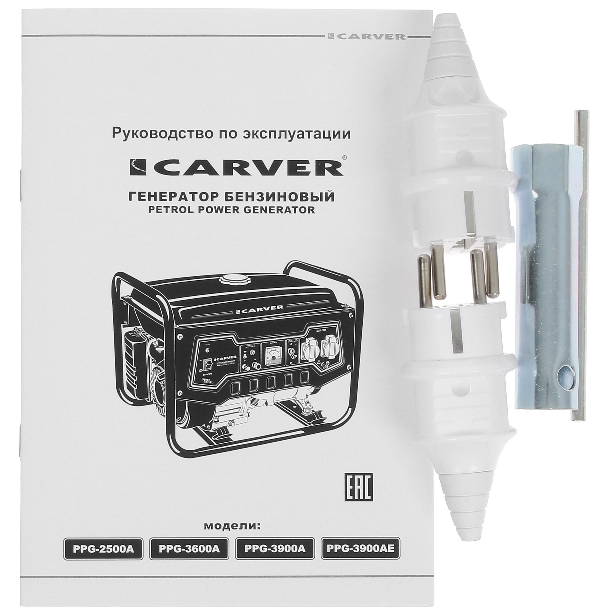 Электрогенератор   бензиновый Carver PPG-3600А 1081878 STDN-0016516 - Вид №7