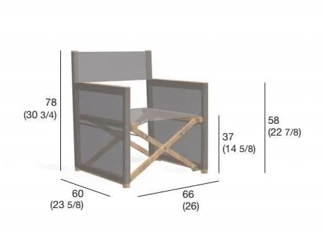 Складной садовый стул RODA Orson ARCH-00072771 - Вид №12