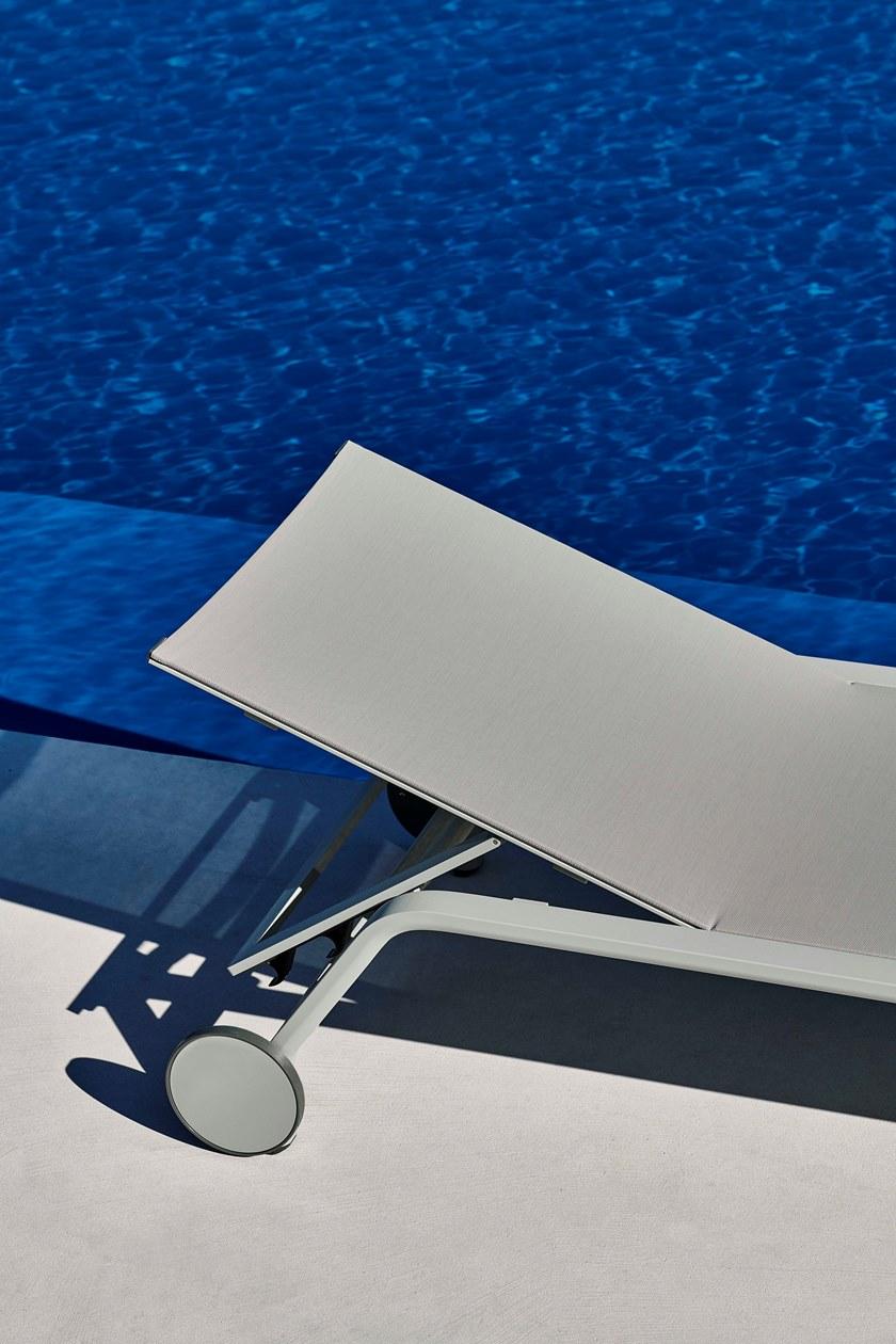 GANDIABLASCO Штабелируемый садовый кушетка из батилина® на колесиках Stack sun-id-1454890 - Вид №2