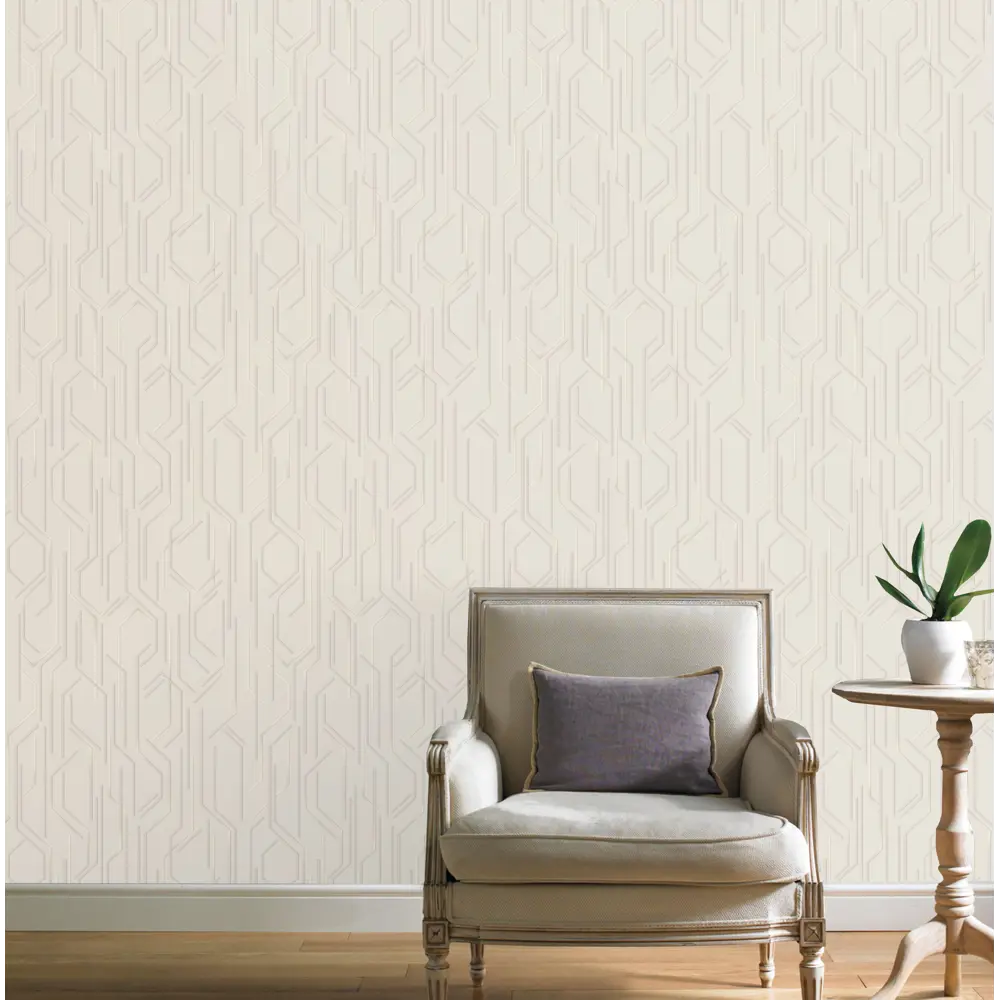 INSPIRE City: Бежевые флизелиновые обои для элегантного интерьера 87984230 STLM-0076509 - Вид №2