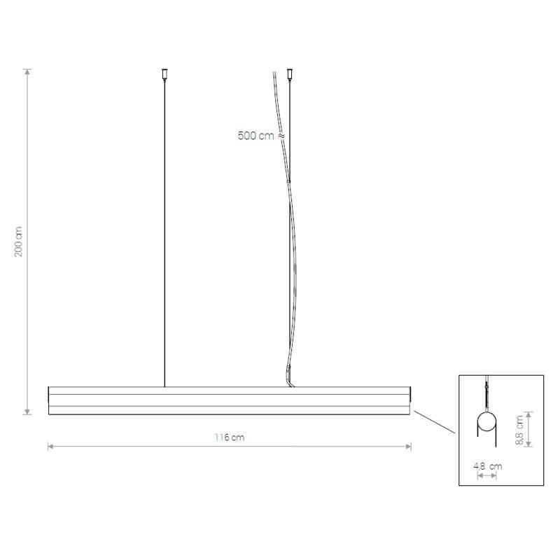 Подвесной светильник черный Nowodvorski Cameleon Q 8452 NOWODVORSKI ДИЗАЙНЕРСКИЕ, CAMELEON Q LED 00-3890281 Черный  - Вид №1