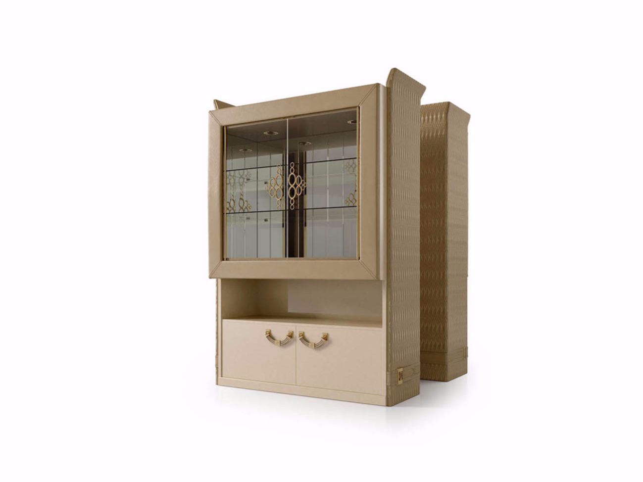 Кожаный барный шкаф Turri номер три ARCH-00077672 - Вид №1