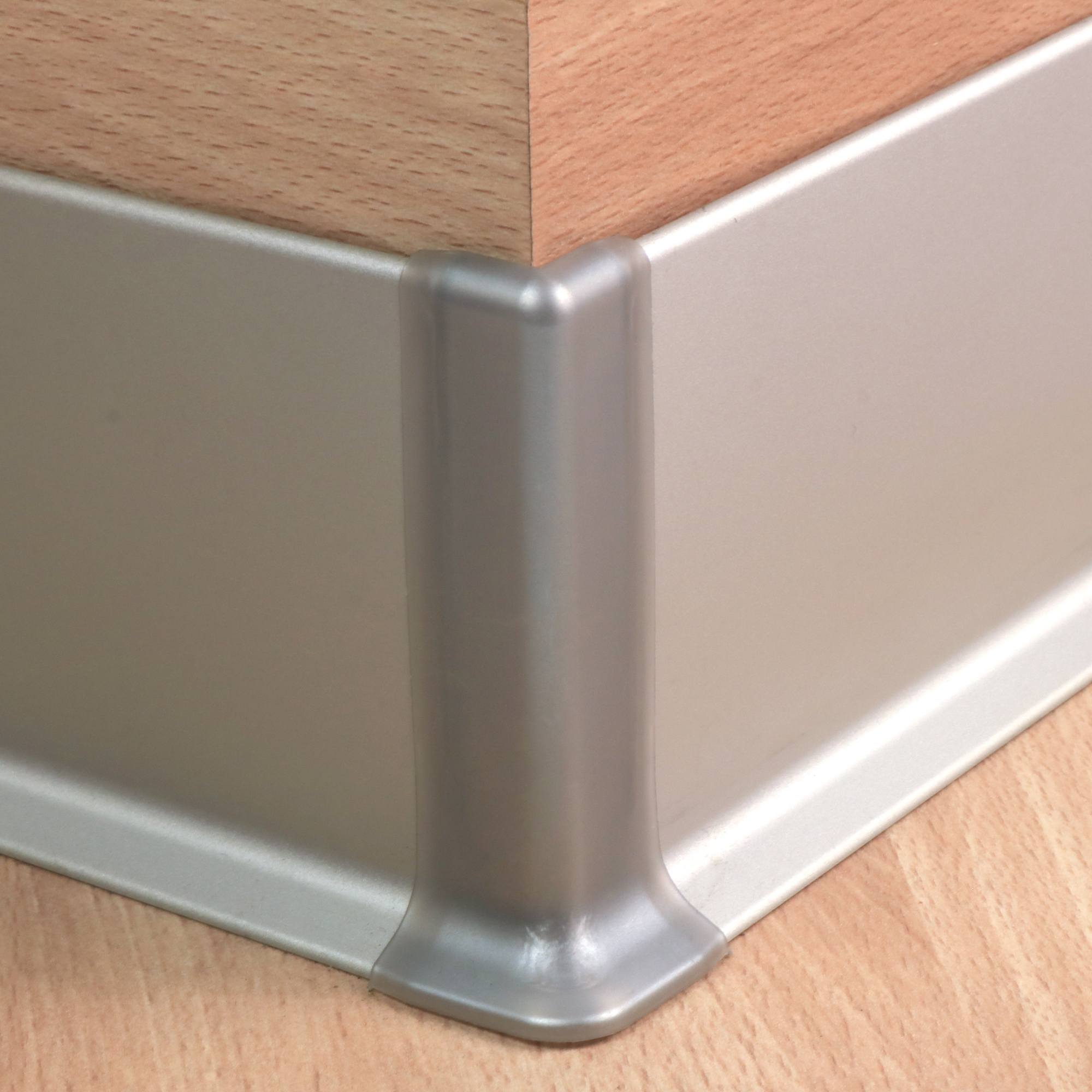 86271442 Угол для плинтуса внешний «Серебро», высота 60 мм, 2 шт. STLM-0067488 Santreyd  - Вид №3