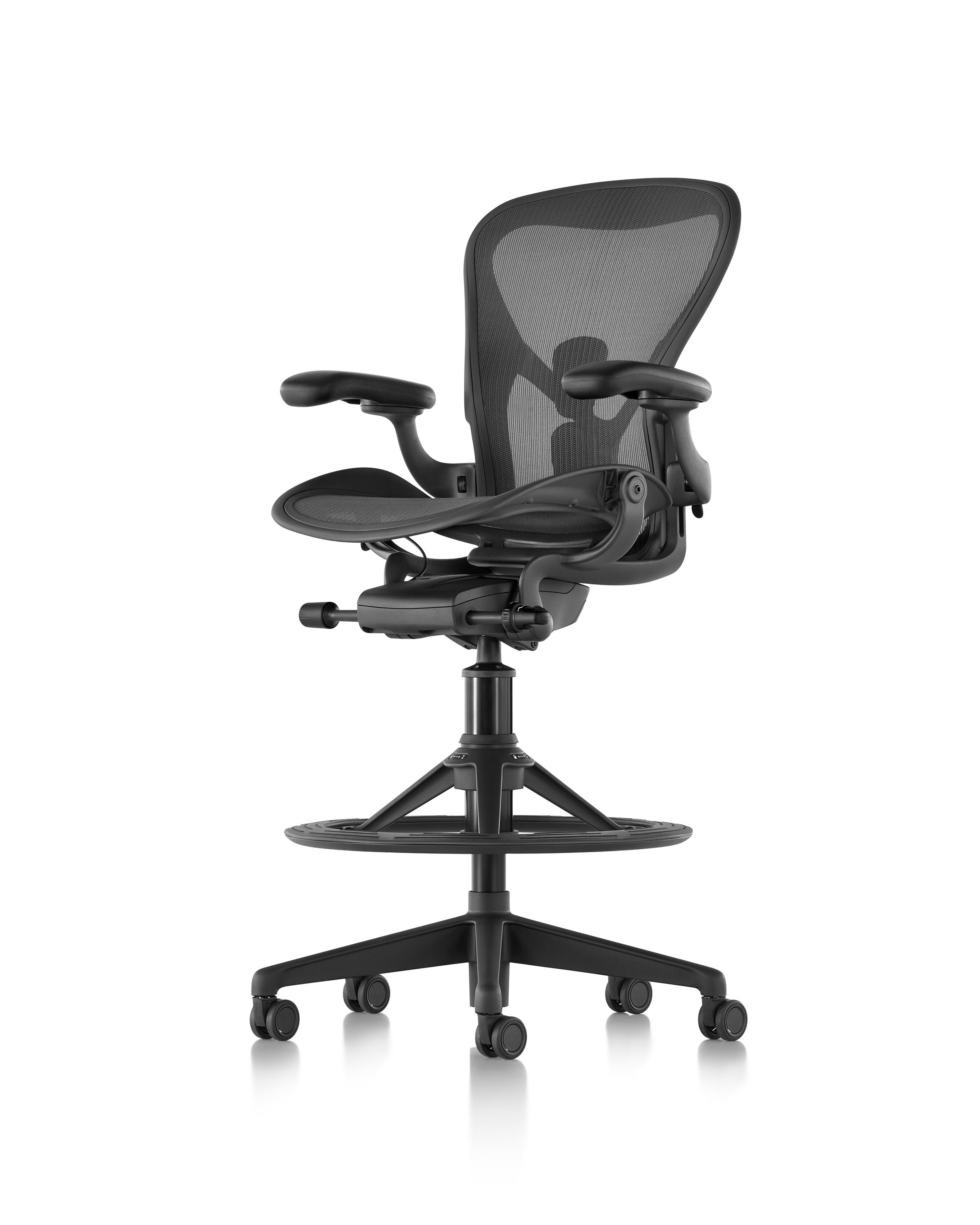 5 спиц поворотный офисный стул с подлокотниками Herman Miller Aeron ARCH-00029451 - Вид №30
