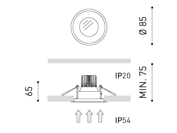 Алюминиевый светодиодный светильник Arkoslight ARCH-00093627 - Вид №5