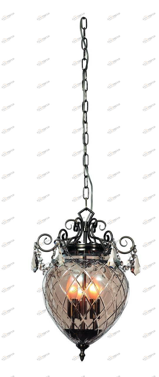 Подвесной светильник Divinare Reggia 1150/02 SP-3 DIVINARE ДИЗАЙНЕРСКИЕ, REGGIA 071184 Коричневый 