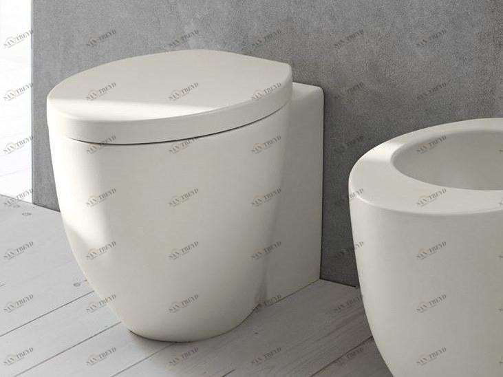 Приставной унитаз напольный Белый Ceramica Cielo Le Giare Италия sun-id-1433521