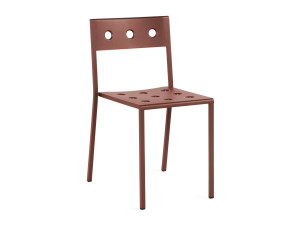 Стальной стул с порошковым покрытием с открытой спинкой