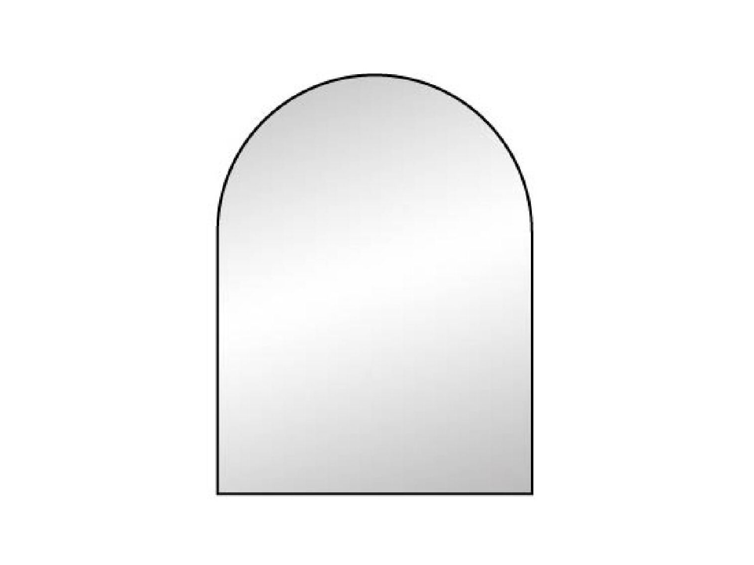 Настенное металлическое зеркало с рамкой POMAX PALACE ARCH-00062485