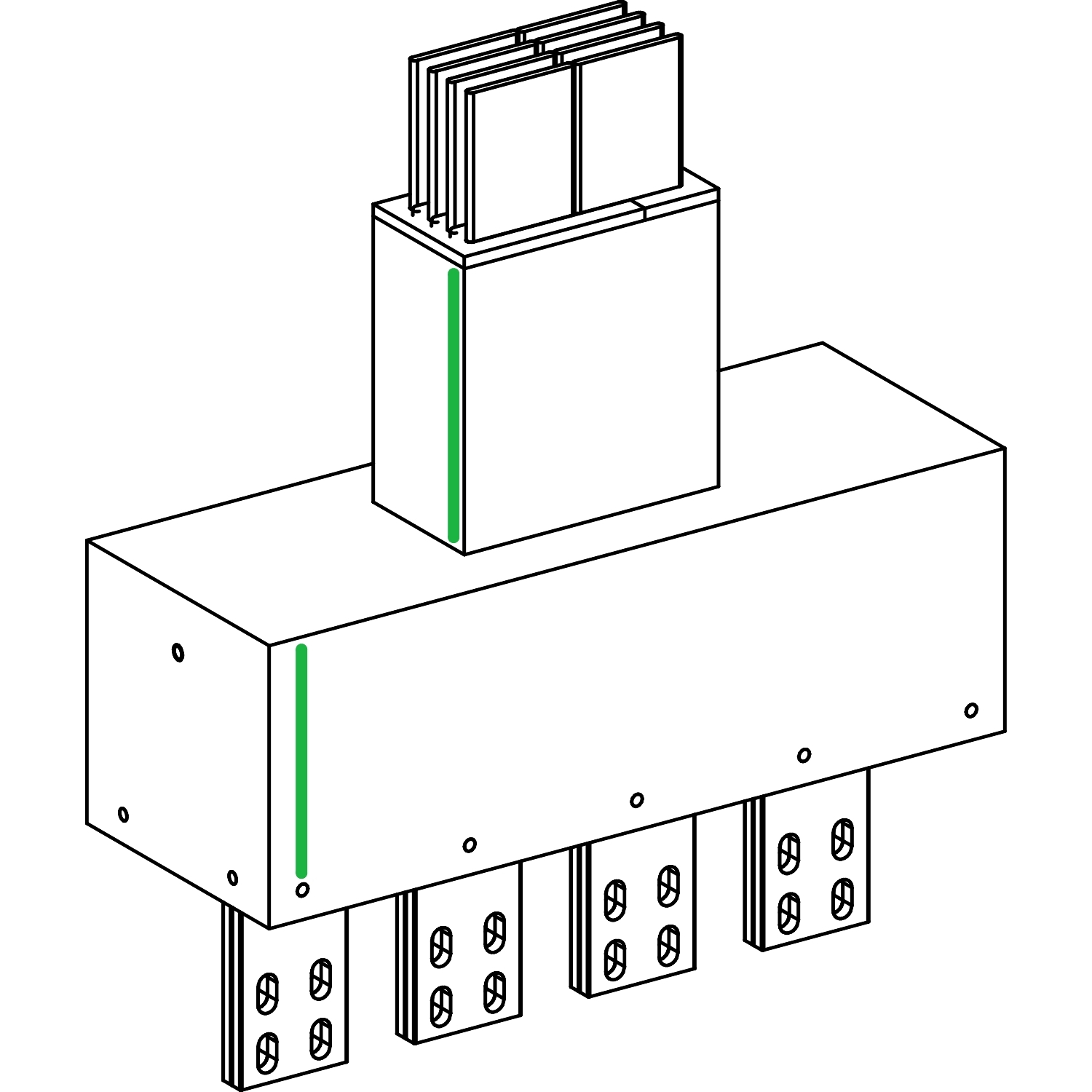 KRA1600ER57 СЕКЦИЯ ВВОДНАЯ ПРЯМАЯ Schneider Electric Canalis 