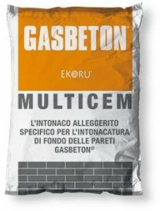 Bacchi Внутренняя или внешняя штукатурка под газбетонные блоки Sistema costruttivo gasbeton