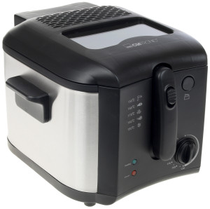 1122174 Фритюрница Clatronic FR 3649 schwarz серебристый