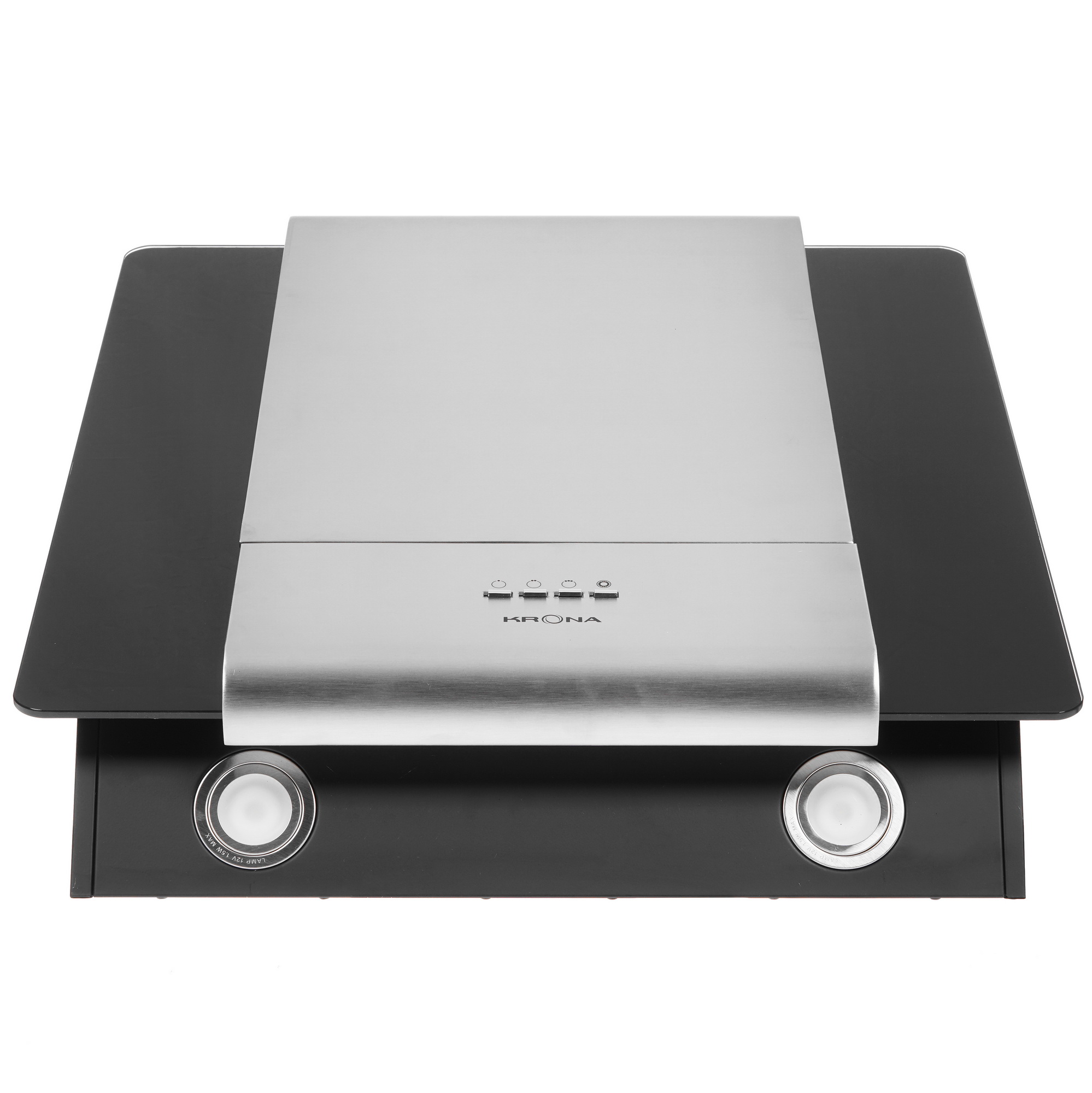 8105488 Вытяжка наклонная KRONA TALLI 600 glass 3P серебристый/черный STDN-0048623 - Вид №6