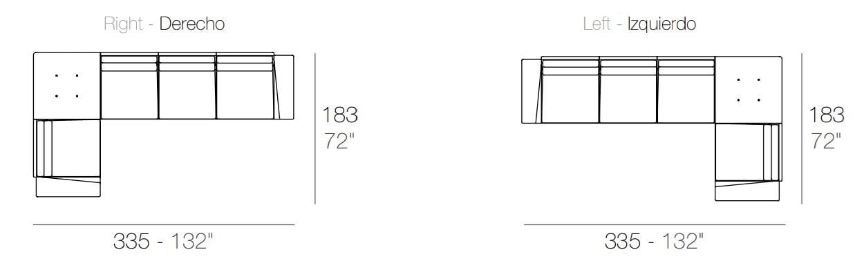Модульный садовый диван Vondom ARCH-00056845 - Вид №10