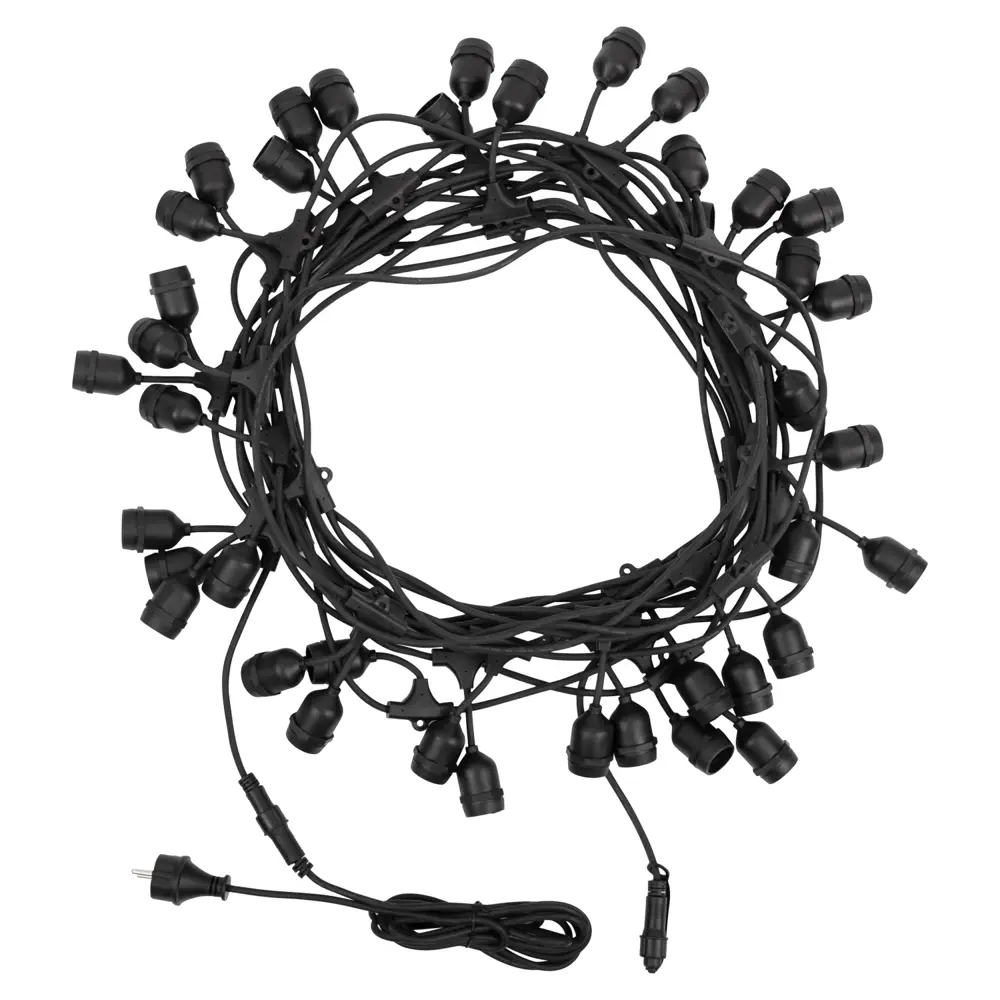 Гирлянда белт-лайт из лампочек Neon-Night Belt Light 220 В 100 м 250 ламп шаг 40 см цвет черный подвесная 86263733 STLM-2047439 Santreyd 