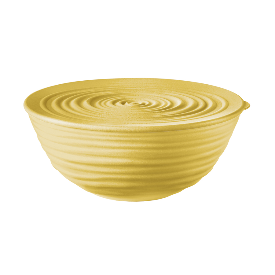 175003206 Миска с крышкой tierra, D18 см, желтая Guzzini 