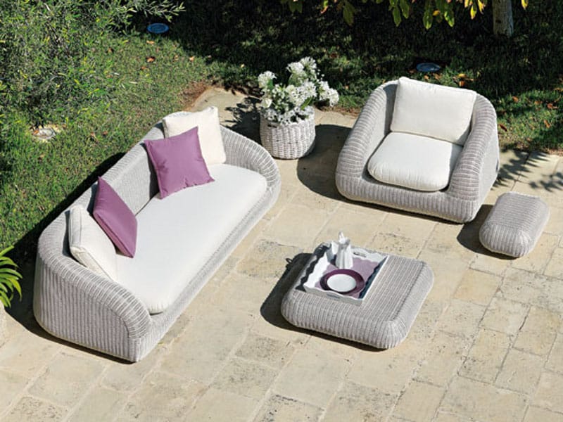 3-местный садовый диван Ethimo EtWick® Phorma ARCH-00051413 - Вид №4