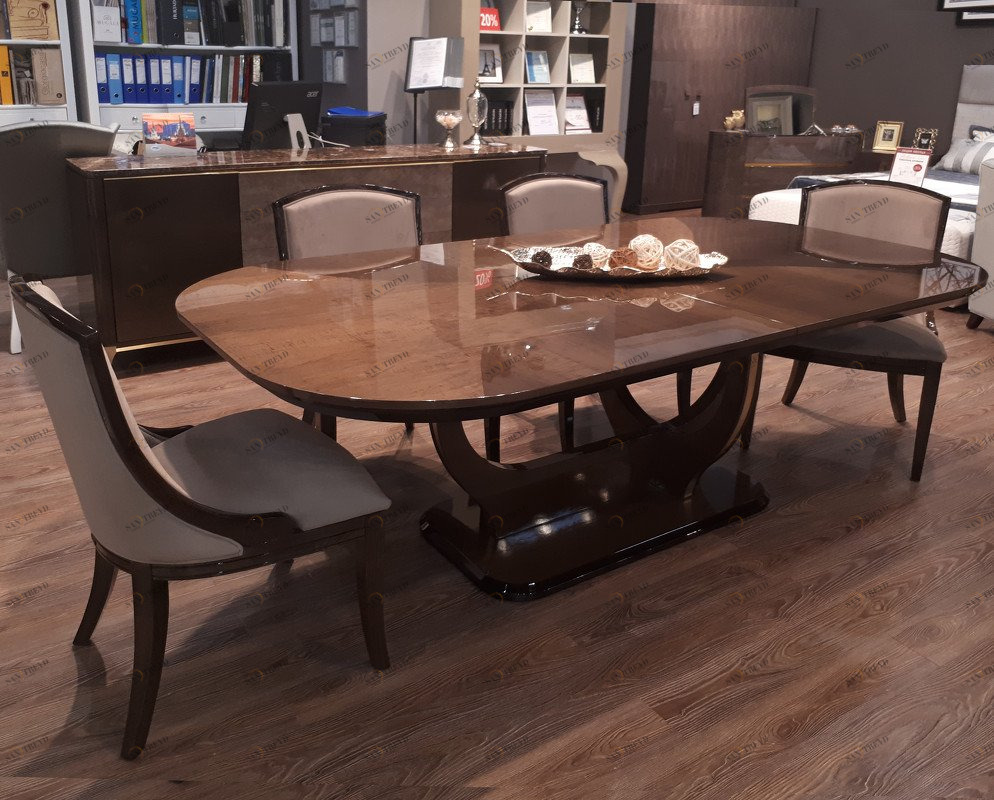 Обеденный стол раздвижной коричневый 210-310 см Soho HURTADO SOHO 00-3981544 Коричневый