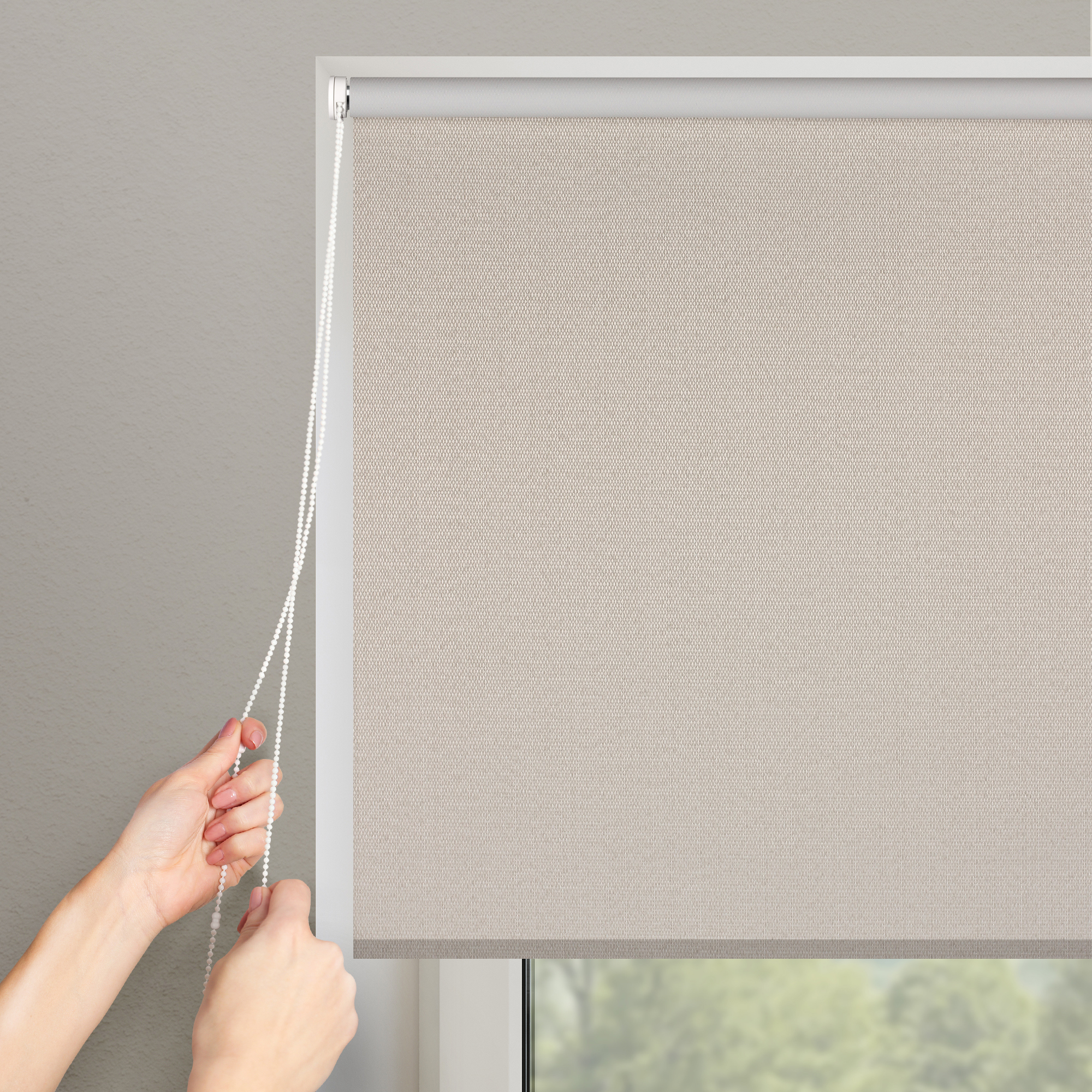 Рулонная штора PRAKTO Dublin с эффектом блэкаут 140×175 см бежевая 82404436 STLM-0026734 - Вид №9