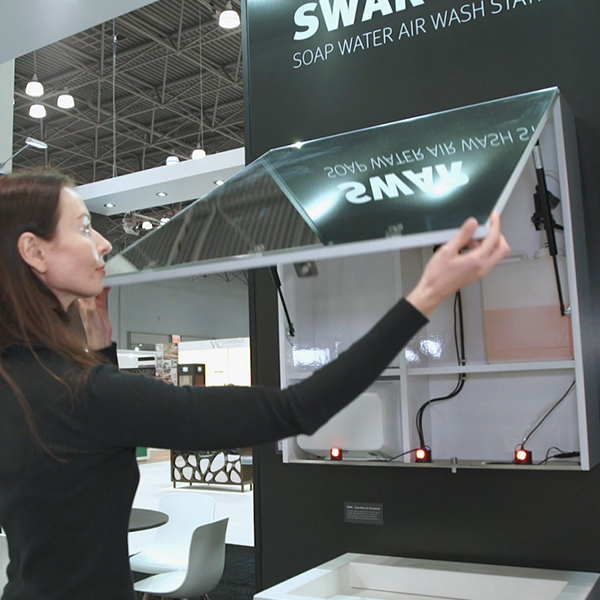 280463 Swar 700 – за зеркалом мыльная вода воздух stern  - Вид №3