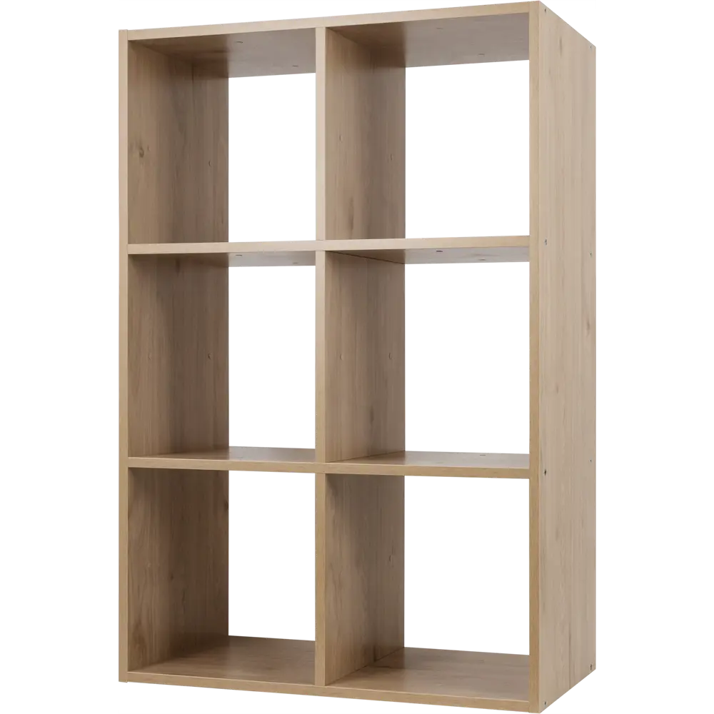 Стеллаж SPACEO KUB 3x2К, 70х104х31,7 см, цвет дуб 82037460 STLM-2099414 