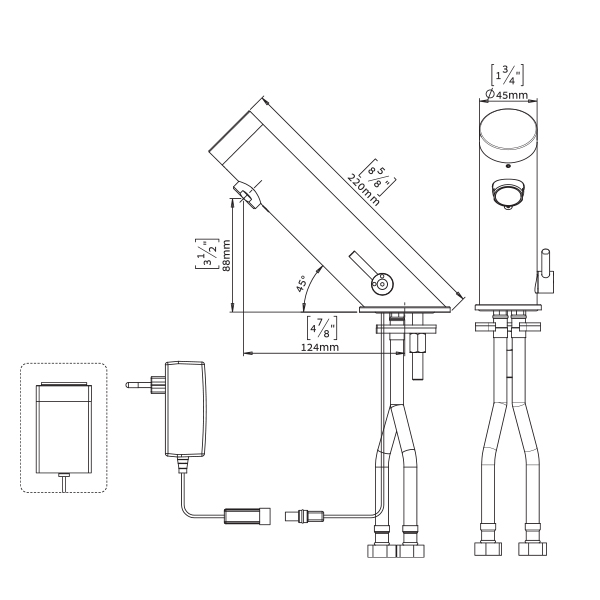 225811/81/31 Сенсорный кран Green time 1000 ab 1953 stern  - Вид №1