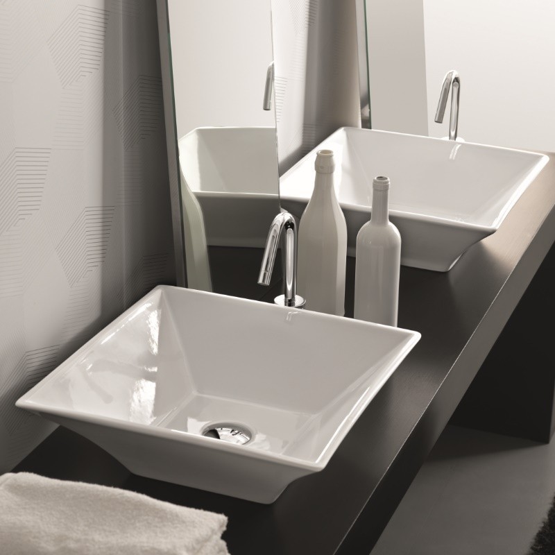 25371 Накладная раковина на столешницу  овальная Ceramica Hidra  - Вид №3