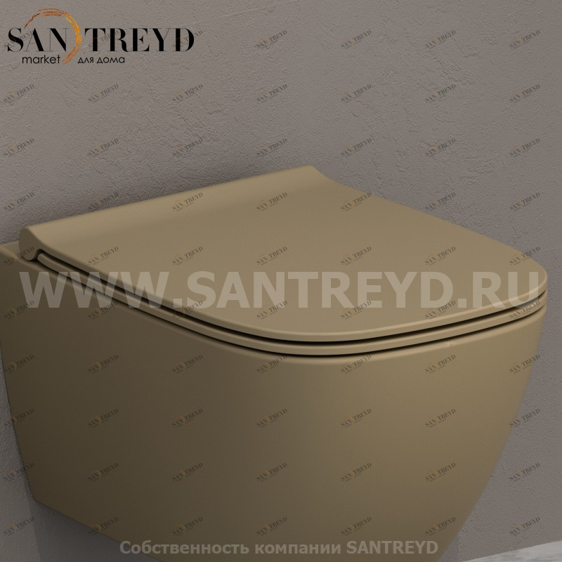 GN022PA Крышка сиденье для унитаза Ceramica Globo GENESIS