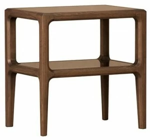 Morelato Прямоугольная тумбочка из дерева и стекла Bellagio 1301/f