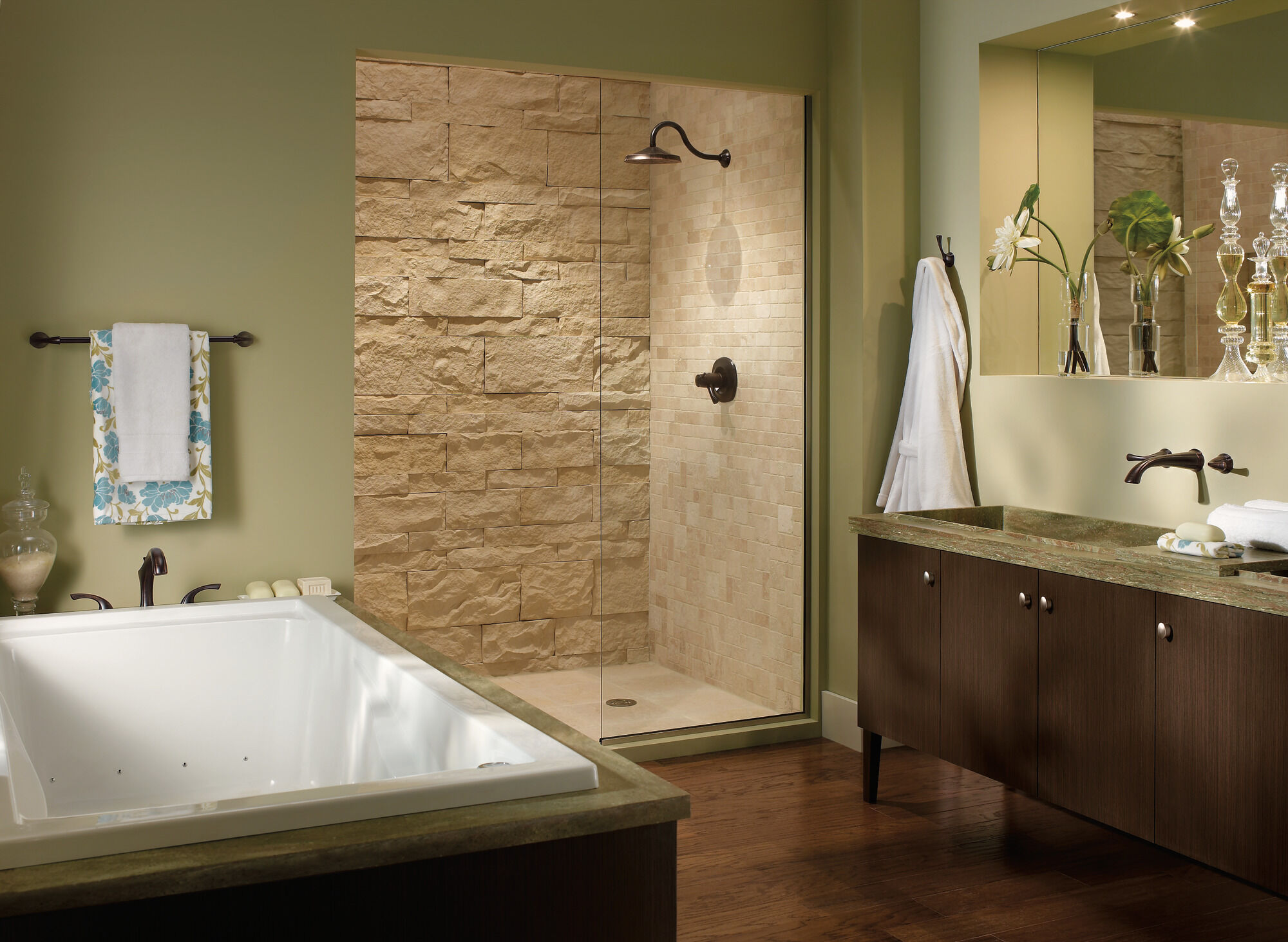 T2792-RB Римская ванна Delta Faucet Addison Венецианская бронза  - Вид №1