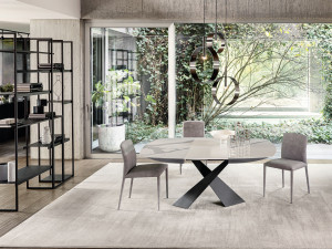 Фиксированный и выдвижной круглый или квадратный стол