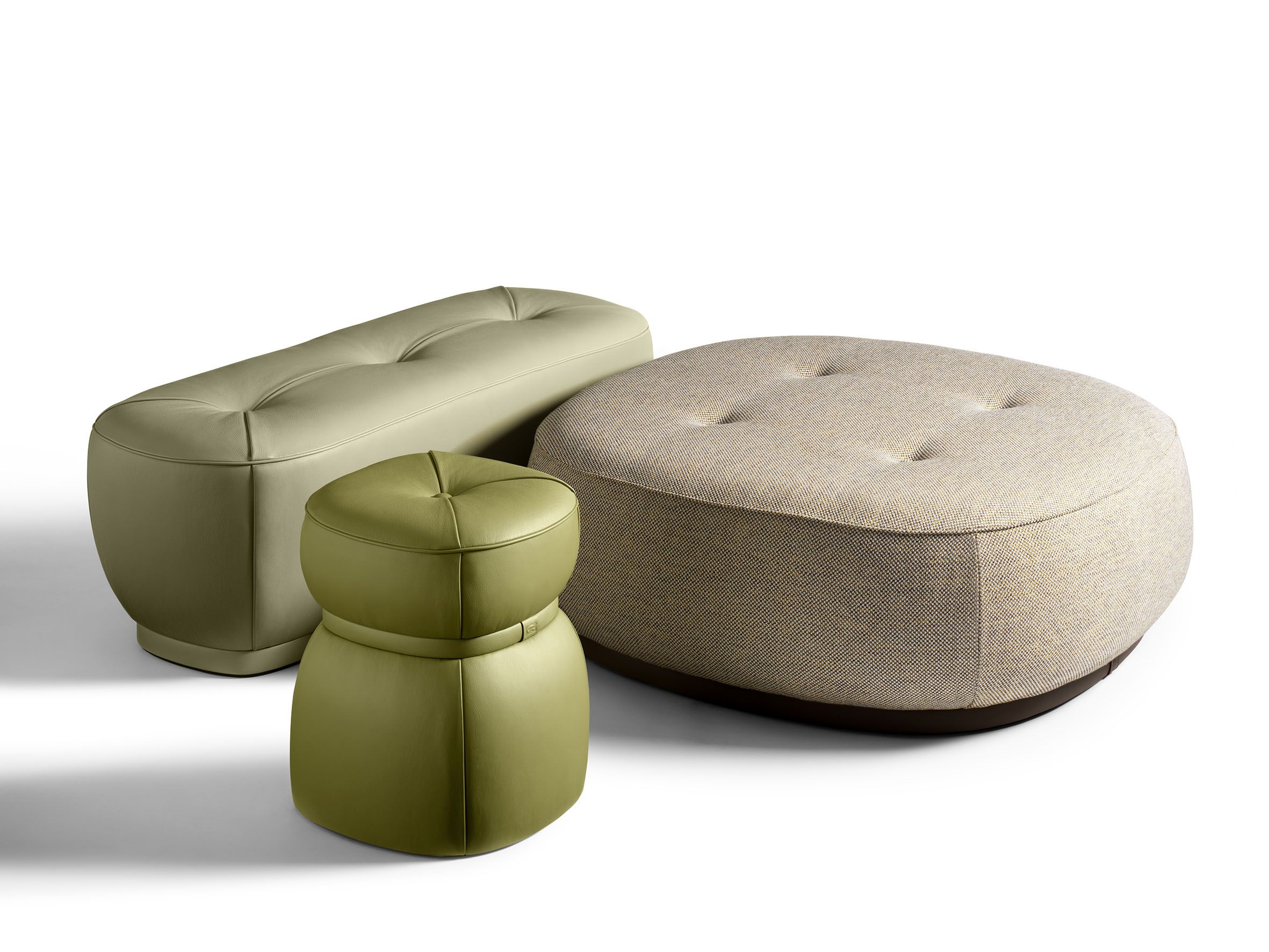 Кожаная мягкая скамья Poltrona Frau коллекция-диваны и кресла ARCH-00079594 - Вид №3