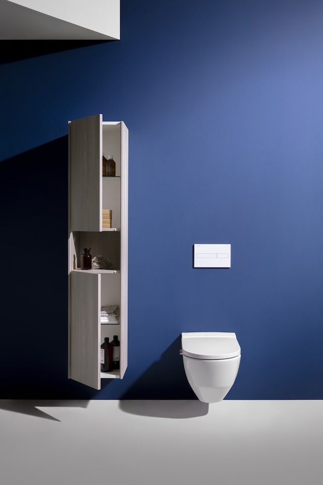 H4027011102611 Шкафчик высокий - левый с 2 дверцами и открытой полкой LAUFEN PRO - Вид №6