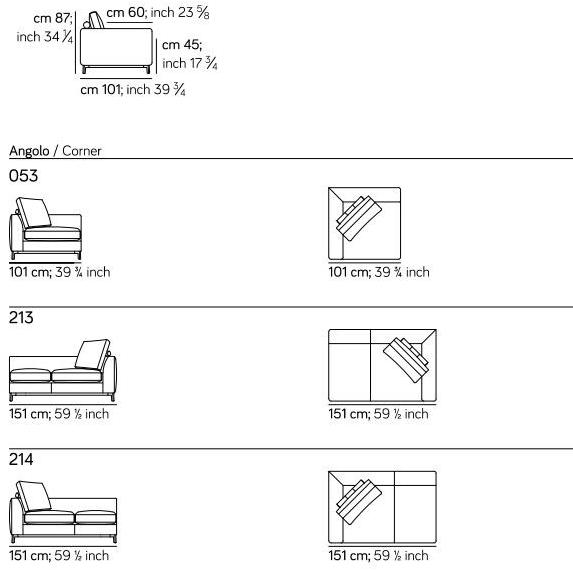 AMURA Угловой диван кожаный на 4 места Dorsey Am023.181.053.022 - Вид №10