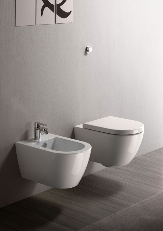 881211 Подвесной унитаз настенный Белый GSI ceramica Pura Италия - Вид №7