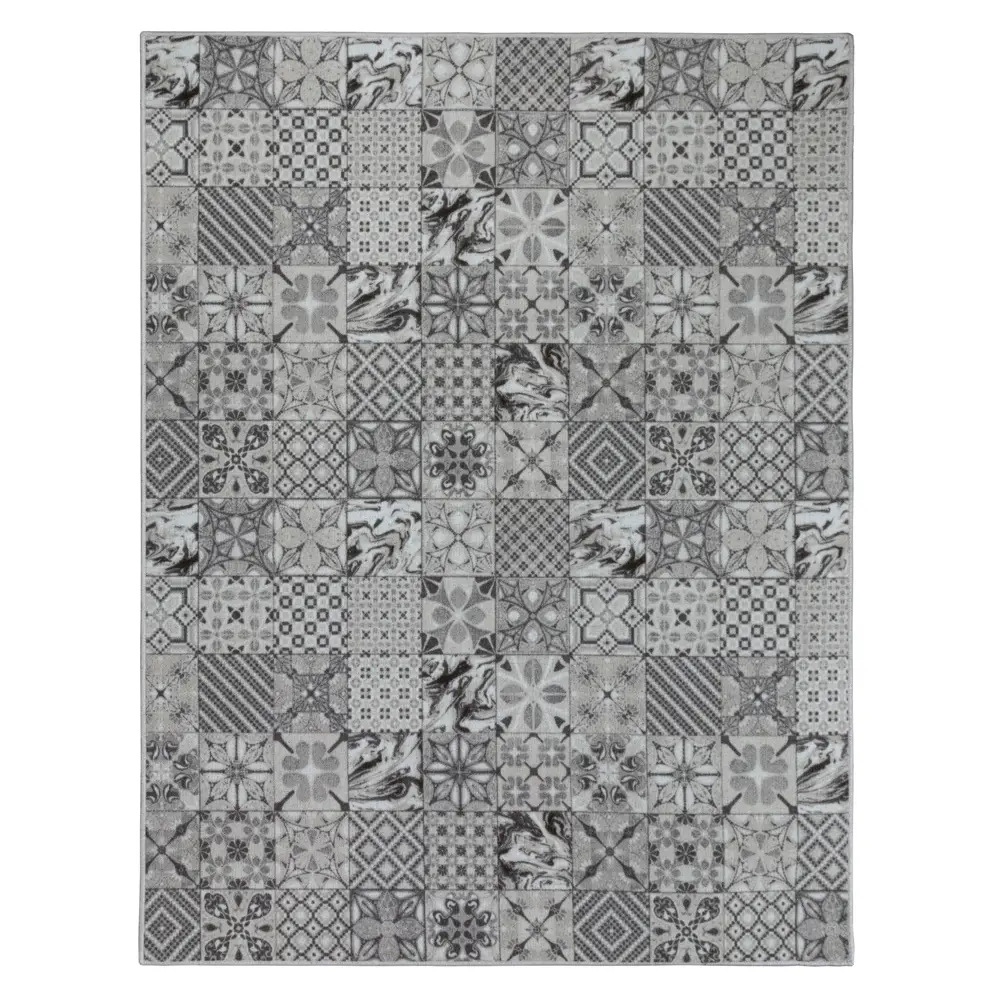 Ковер Пралеска 240x340 см полиамид P2864/А2/124 цвет серо-белый 89360151 STLM-2086075 ВИТЕБСКИЕ КОВРЫ  - Вид №1