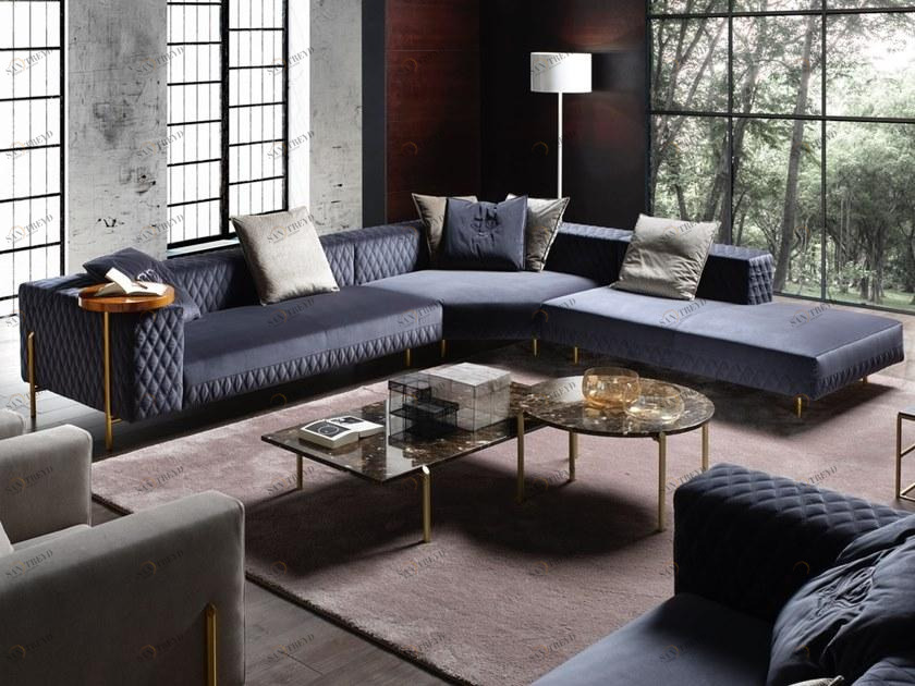 Former In Italia Модульный угловой диван в бархате Brera plus sun-id-1427558