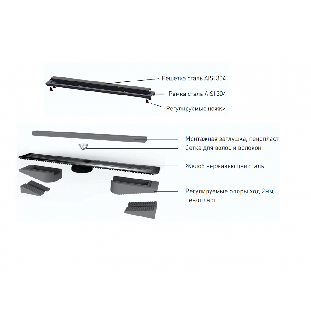 090149 Желоб водосток TOP Stark 600  Berges TOP Stark  - Вид №3