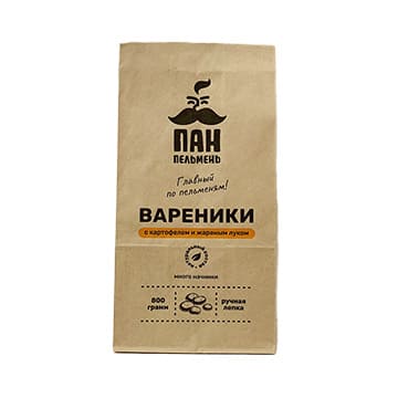 Вареники с картошкой и жаренным луком Пан Пельмень 800 г Santreyd 34676 - Вид №1