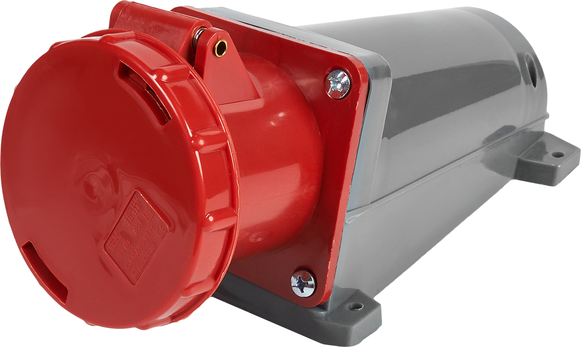 Розетка IEK ССИ-134 промышленная 415В красная с защитой IP54 85379713 STLM-0062414