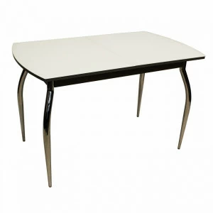 Обеденный стол раздвижной хром Leset "Дижон 2Р" IMPEX  00-3967136 Хром